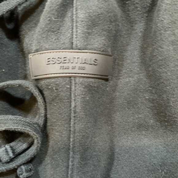 Fear of God ESSENTIALS Fleece Shorts Black Size XL - Picture 5 of 9